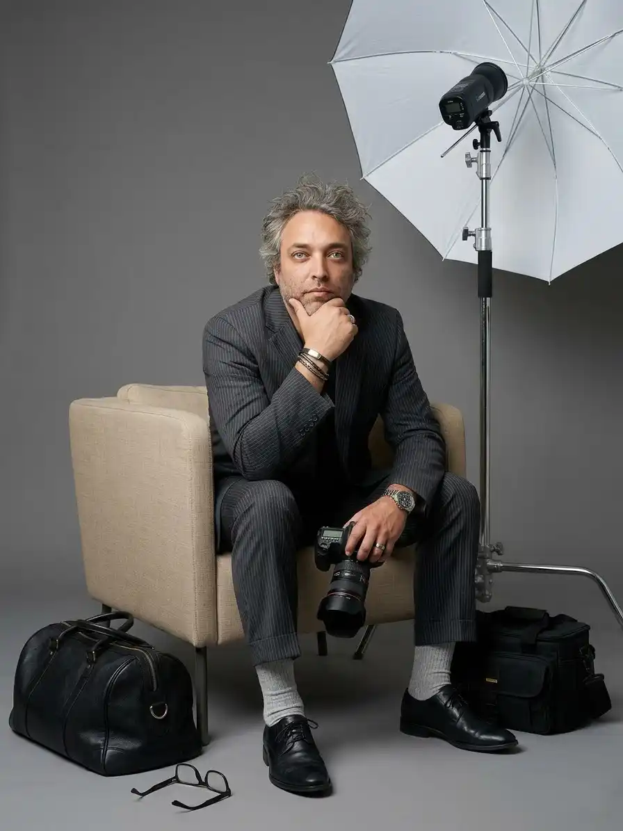 Retrato de Javier Macià, fotógrafo y videógrafo